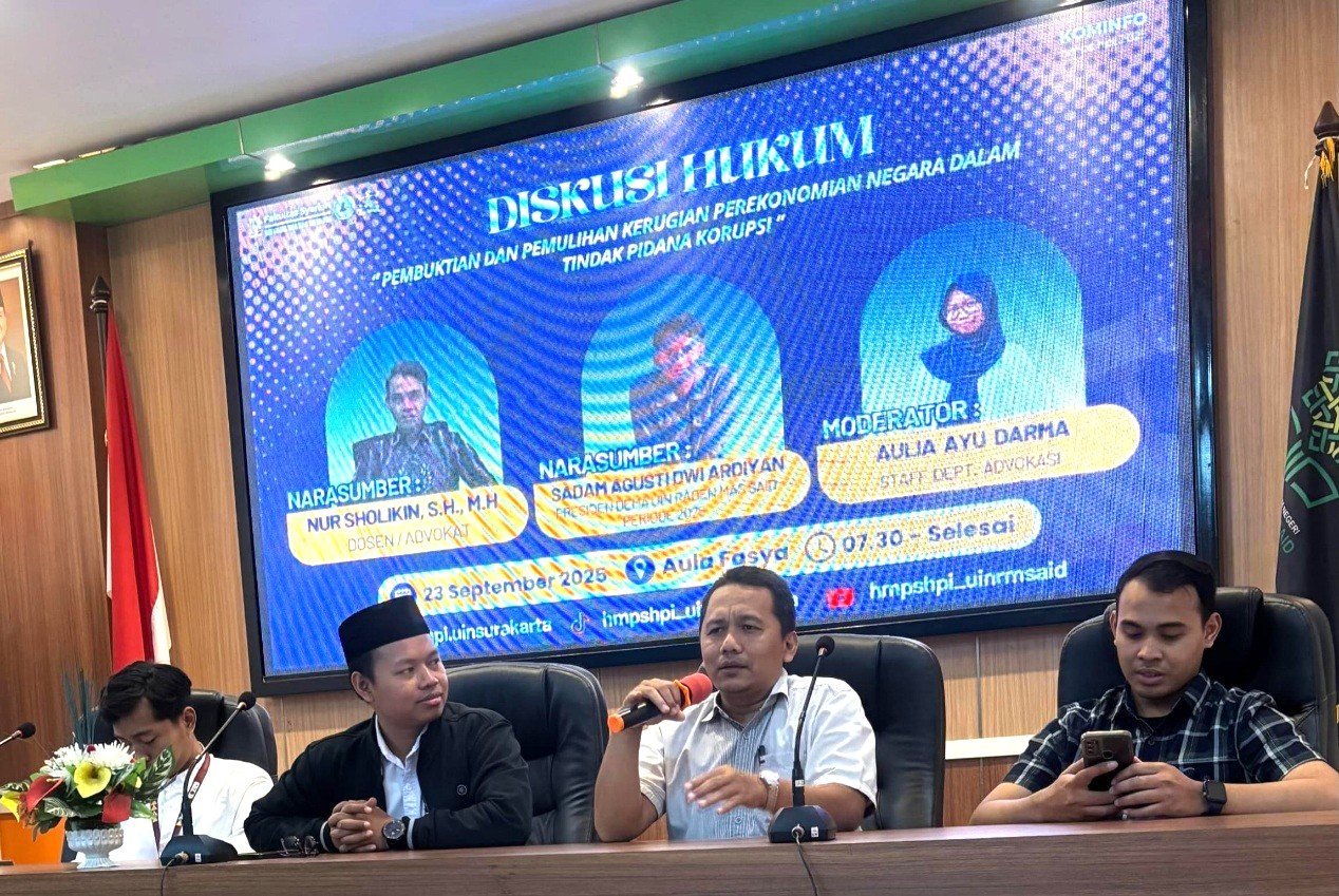 Diskusi Hukum HMPS HPI: Pembuktian dan Pemulihan Kerugian Perekonomian Negara dalam Tindak Pidana Korupsi